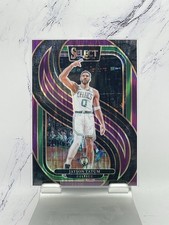 Celtics 2024 Panini Select Premier Purple Flash Prizm /249 Jayson Tatum #110