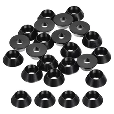 M4 Cone Cup Countersunk Washers, 20 Pcs Anodized Aluminum Gaskets Cup Head Washe