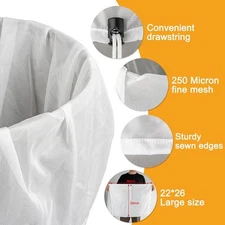 26" x 22" Large Filter Bags Mesh Filter Reusable Straining Bag 3 Pack