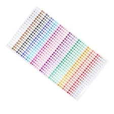  Gems for Crafting Rhinestone Cloth Sticker Adhesive Stickers Crystal Label