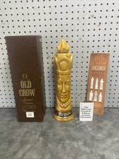 Old Crow Chessman Ceramics Light King (Empty, Broken Cork)