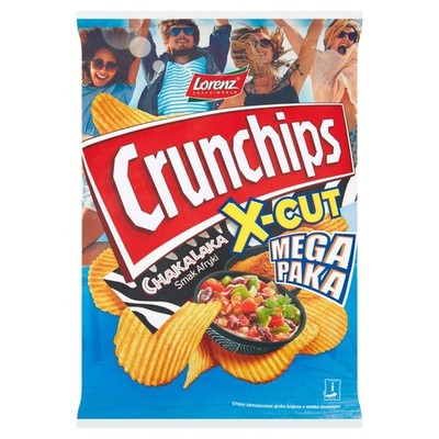 5905187114845 Crunchips X-Cut Chipsy ziemniaczane o smaku chakalaka 200 g LORENZ