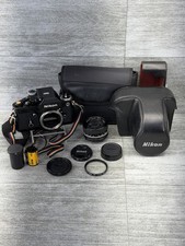 Nikon F2 Photomic Black DP-1 35mm SLR Film Camera 50mm f/1.4 Lens JAPAN 7784239