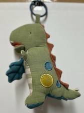 Itzy Ritzy Dinosaur Lovey Infant Stroller Toy Teether Crinkle Plush Tags Rattle