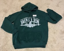 Morgan Wallen One Night At A Time Tour 2024 Hoodie Sweatshirt Men  s Large Green