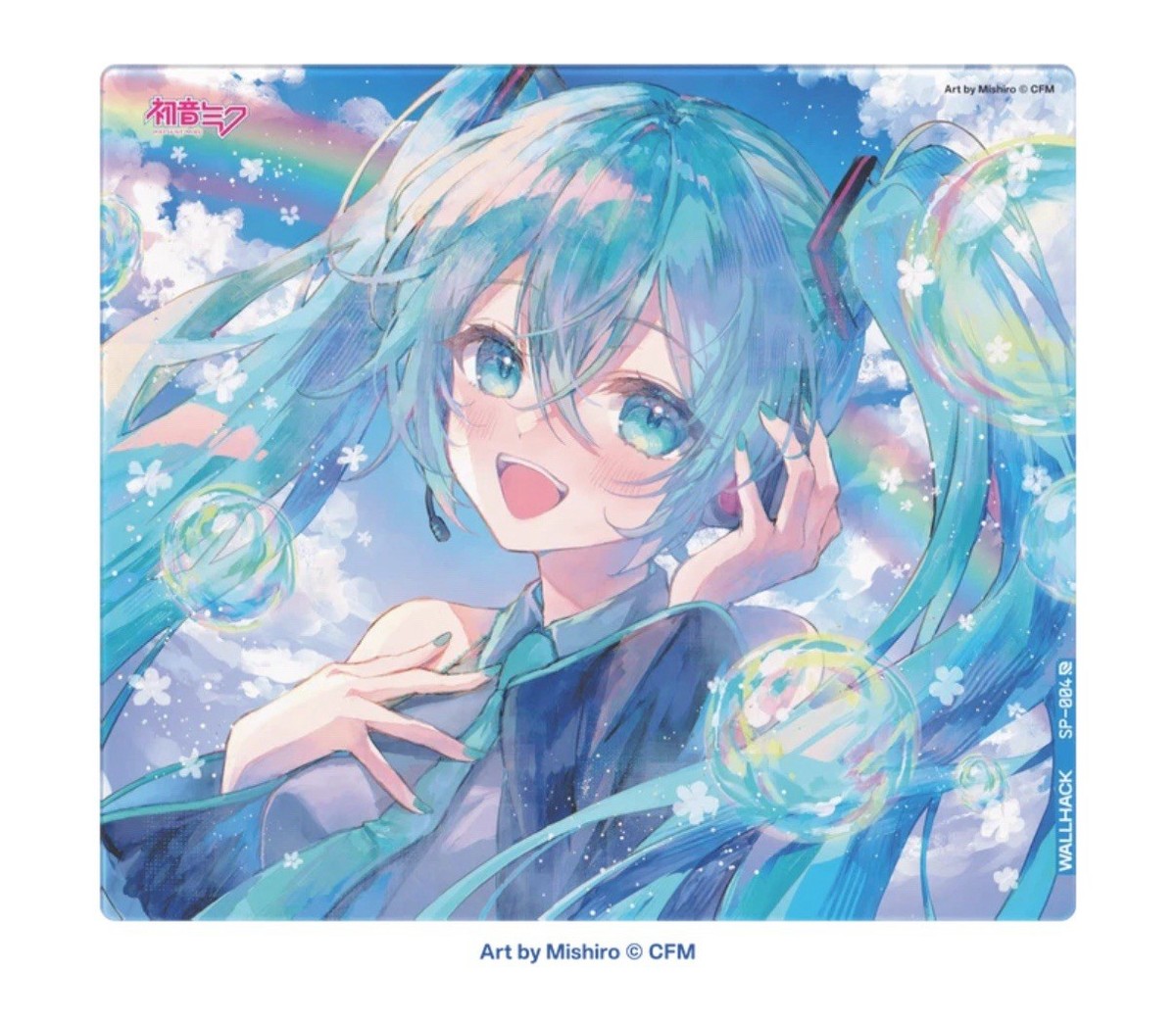 WALLHACK SP-004 HATSUNE MIKU 初音ミク Wallhack SkyPAD SP-004 Hatsune Miku gaming mouse pad Glass
