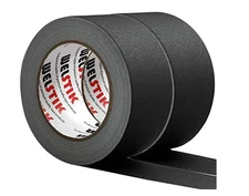2 Pack Gaffers Tape - 2” W X 33 Yards per Roll (180 Ft) - Cloth Matte Black