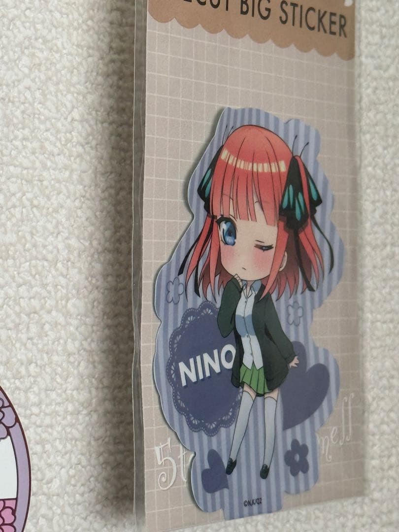 Big Help Sticker The Quintessential Quintuplets Nino Nakano Die Cut Big Sticker | eBay UK