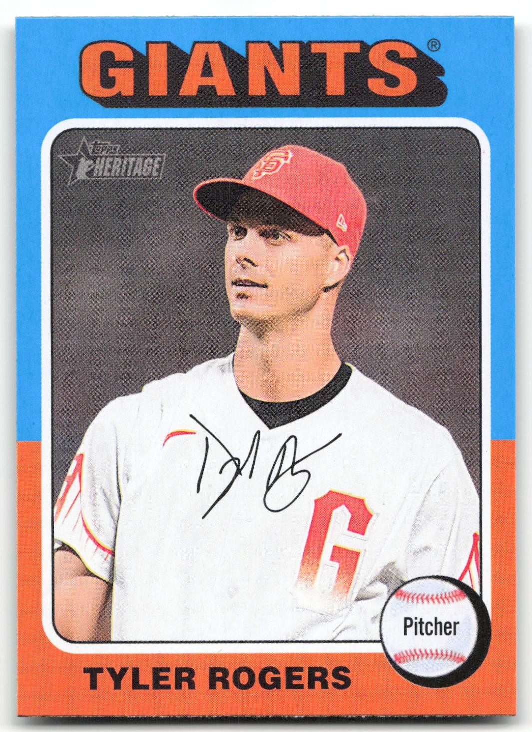 Tyler Rogers 2024 Topps Heritage Giants