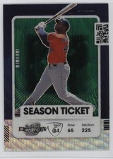2021 Panini Contenders Season Ticket Optic Green Wave Prizm Yordan Alvarez 0t2