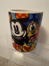 Disney Cookie Jar by Britto Canisters Mickey Mouse and Pluto 6004977 - No Lid
