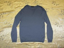 Men Falke Sweater Navy Wool 42 / XL