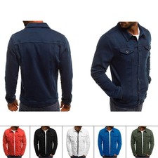 Casual Herren Jeansjacke Übergangsjacke Swea...