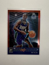 2018 Panini Donruss Optic #9 Ray Allen Retro Series Red /99 Rare