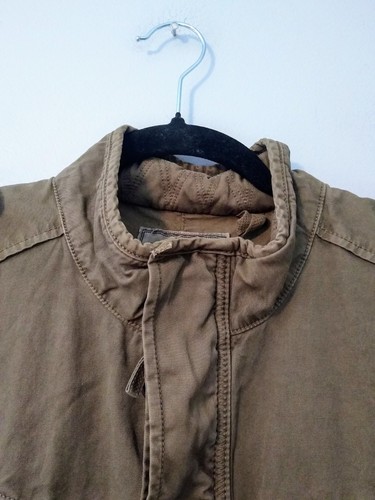 Lucky Brand Utility Jacket Women's Medium Olive Green Cargo Pockets Zip/Button - Picture 9 of 14
