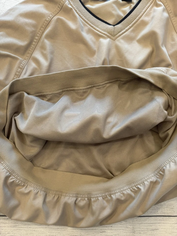 Chaqueta ligera forrada de golf cuello en V cortavientos marrón XL suéter Grand Slam para hombre Foto 3 de 4