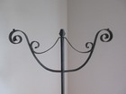 Wrought Iron 2-Arm Display Stand 56" Tall — photo 2