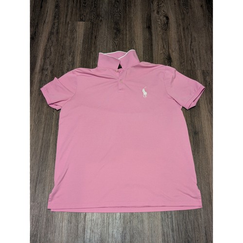 Polo Golf Ralph Lauren Big Pony? Performance Polo Shirt Pink Golf Athletic XL