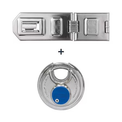 Abus 724151 Security Kit, 2 3/4'' H, 2 3/4'' W, Silver