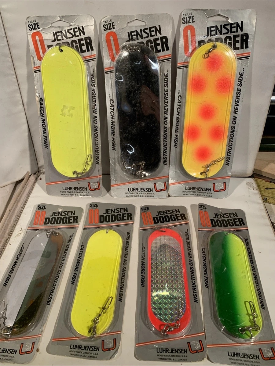 Luhr Jensen Dodger Taille 2, 9 7/8 Pouces, Clignotant Rare, Bon état