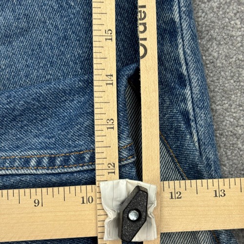 Levis Denim Shorts Adult W40 Blue Jorts Y2K Relaxed Dad Brown Tab USA Wash Men* - Picture 6 of 11