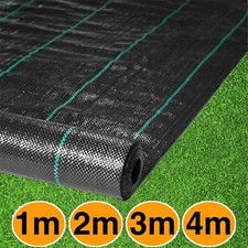 Heavy Duty Weed Control Fabric Membrane Suppressant Barrier Garden Ground Cover