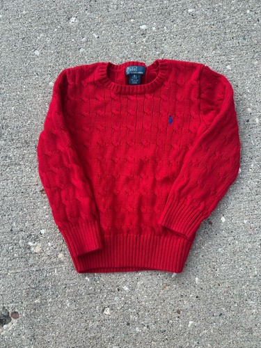 Polo Ralph Lauren Toddler Size 6 Red sweater Knit