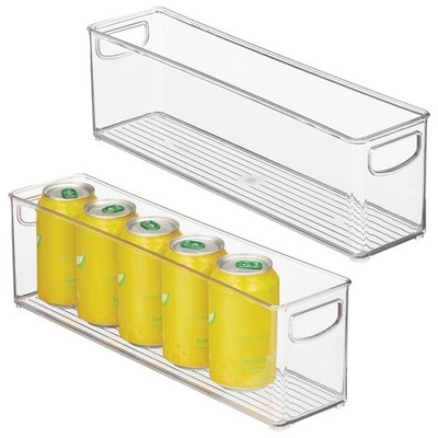 InterDesign iDesign Plastic Stackable Pantry Bin - Storage Bin with Handles f...