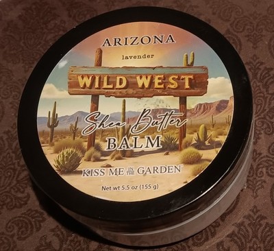 ARIZONA WILD WEST LAVENDER SHEA BUTTER BALM CREAM 5.5 OZ Great Gift from Arizona