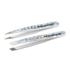 Tweezerman Hollygraphic Micro Mini Slant & Point Tweezer Set - Eyebrow