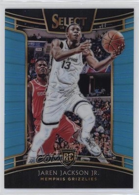 2018 Select Concourse Light Blue Prizm /299 Jaren Jackson Jr #35 Rookie RC 1j2