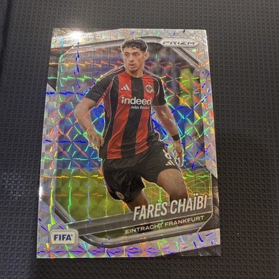 2025-26 Panini Prizm FIFA #112 Fares Chaibi Mosaic Prizm
