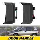 Black Outside Door Handle Rear Left+Right For 2007-2016 Compass LH+RH Jeep 2PCS