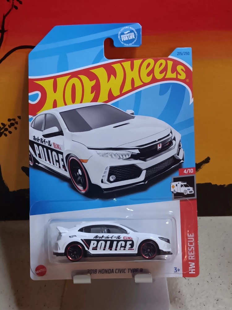 Hot Wheels 2018 Honda Civic Type R