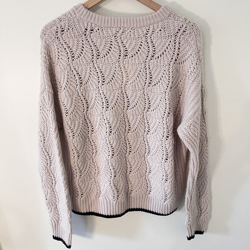NWT Splendid Collection Nordstrom Rack Long Sleeve Wool Blend Sweater - LARGE - Picture 7 of 7