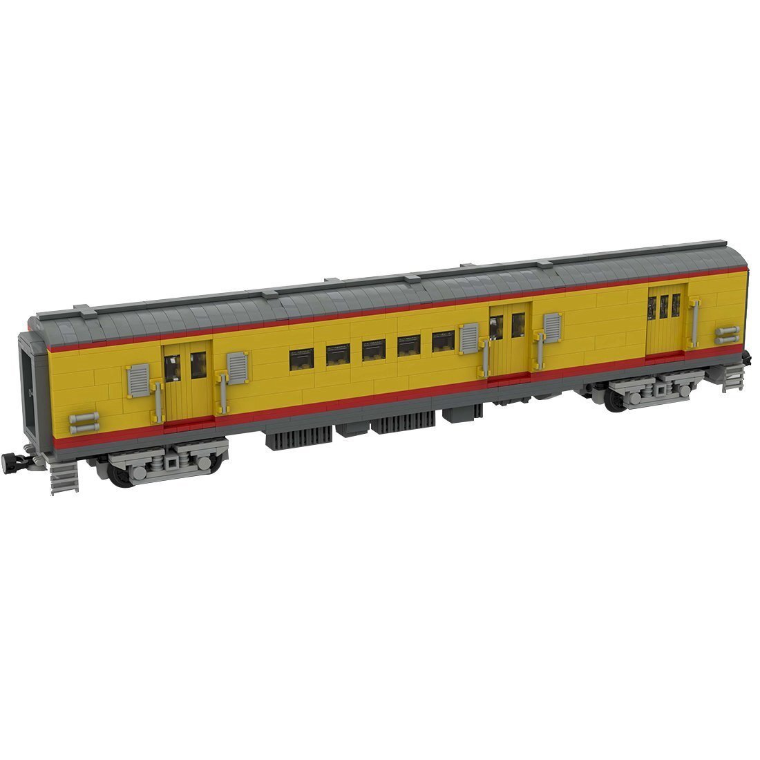 ZITIANYOUBUILD Train without Interior 1143+ Pieces Building Toys Set MOC Build