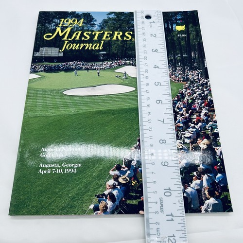 Masters Golf Journal and Badge 1994 Augusta National Golf Club Jose Olazábal - Bild 12 von 13
