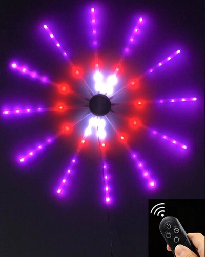 LED Firework Fairy Light RGB Hanging Fan Lamp Christmas Garden Wedding Decor USB - Picture 14 of 19