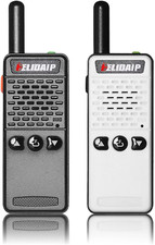 M2 Ultra Mini Walkie Talkies - 16 Channels, 1100mAh, Portable Earpiece Set