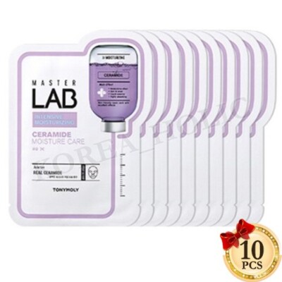 TONYMOLY Master Lab Mask Sheet 19g 10pcs Ceramide Moisture Facial Mask Sheets