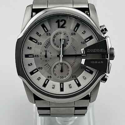 DIESEL 腕時計 DZ-4181 稼動品 ⑪ DIESEL DZ-4181 Quartz analog white silver windshield