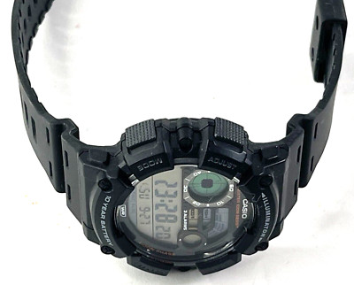 Casio Fishing Gear Line Moon Phase Illuminator WS-1500H-1A 100M Mens Watch