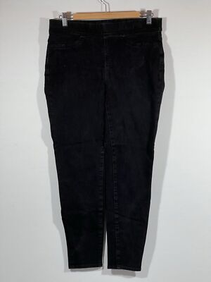 J Crew Toothpick Jeans Womens 30 Black Skinny Minimalist Modern Stretch