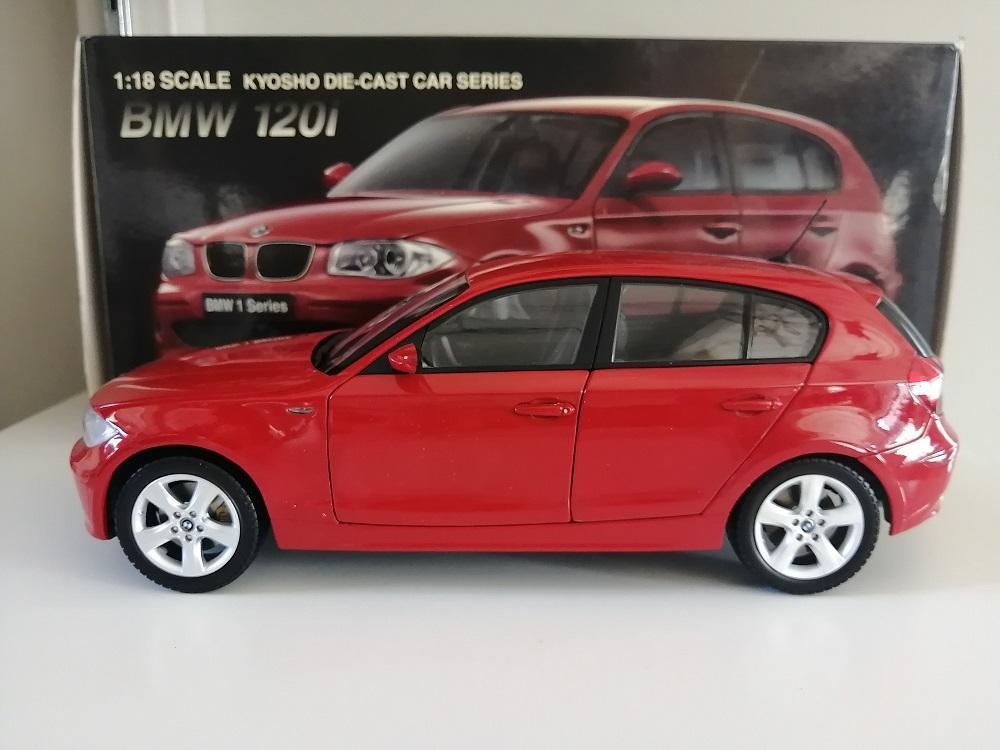 Kyosho 1/18 BMW 120i 1series E87 Red Used Excellent+ Japan Kyosho 1/18 BMW 120i 1series E87 Red Used Excellent+ Japan