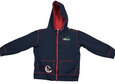 2018 Disney Mickey and Friends Hoodie Sweatshirt Jacket Unisex 5/6 Small Blue