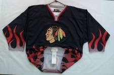 OT AUTHENTIC PRO CHICAGO BLACKHAWKS HOCKEY JERSEY WITH FIGHT STRAP IN SIZE 54