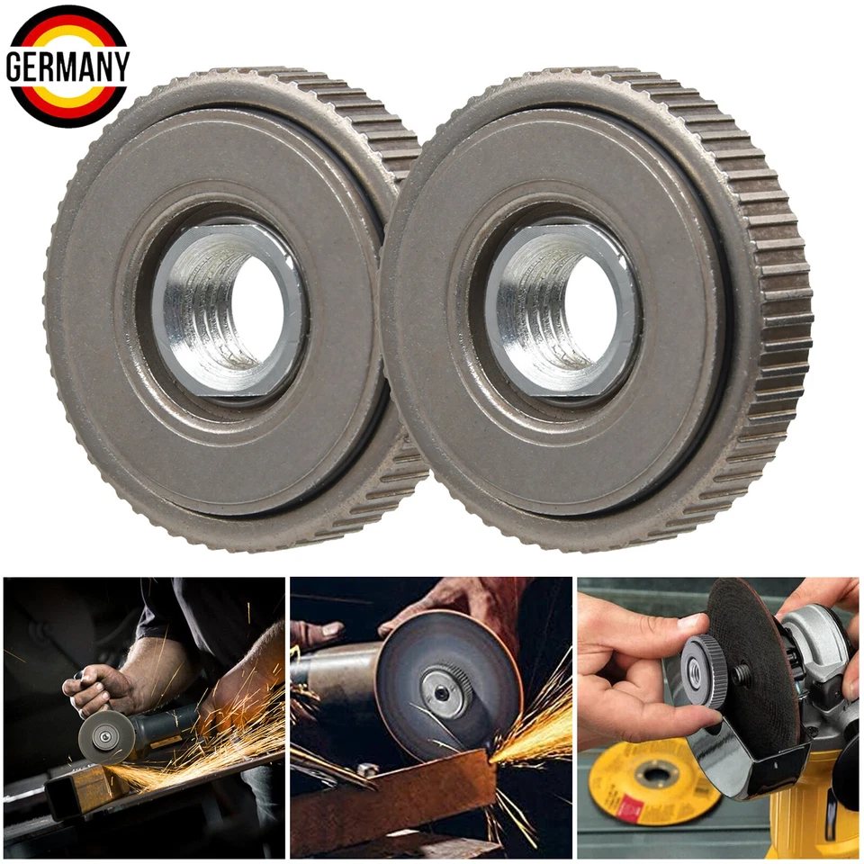2x Schnellspannmutter M14 für Winkelschleifer Schraube Bosch Makita Dewalt DHL - Bild 2 von 4