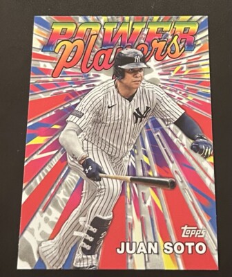 2025 Topps Celebration Power Players PP-8 Juan Soto, New York Yankees