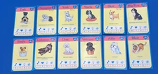 Vintage 1993 Puppy In My Pocket 12 Card Lot Collie Westie Bichon Frise Doberman