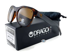 New DRAGON SUBFLECT Polarized Sunglasses  Matte Tortoise / P2 Brown Lens
